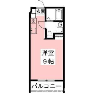 UD翔南鶉(ワンルーム/4階)の間取り写真