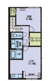 フレスポワール(1LDK/3階)の間取り写真