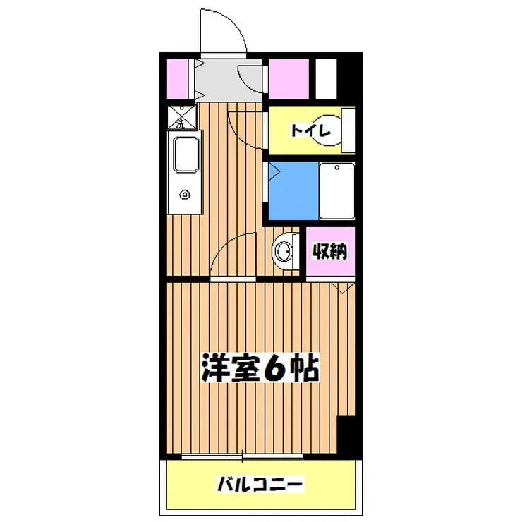 アヅマ第6ビル 4階階 間取り