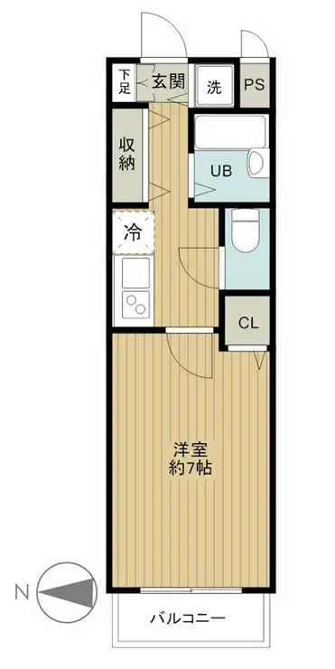 フェニックス麻布狸穴公園 5階階 間取り