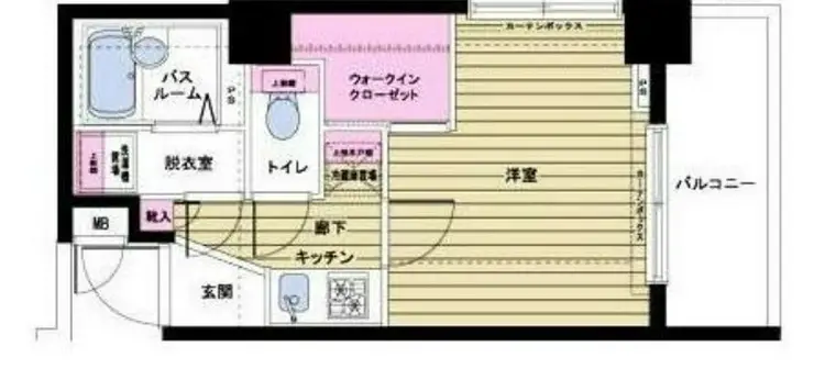 トーシンフェニックス日本橋蛎殻町 6階階 間取り