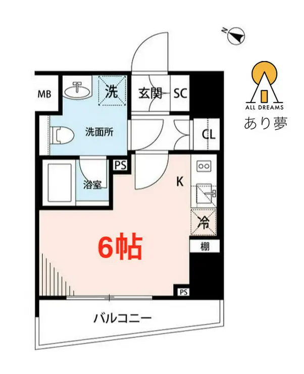 プレール・ドゥーク横濱紅葉坂 2階階 間取り