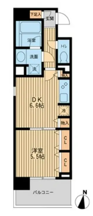 ドゥーエ横濱台町 2階階 間取り