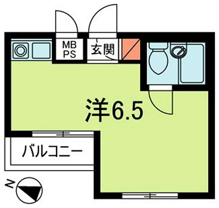 ライオンズマンション東高円寺 2階階 間取り