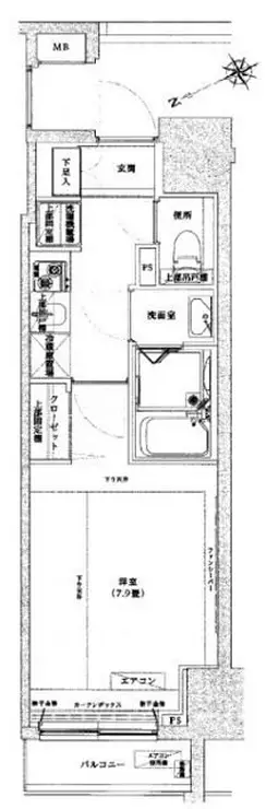アイル銀座京橋壱番館 12階階 間取り