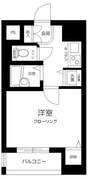 スカイコート日本橋壱番館 11階階 間取り