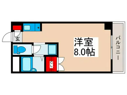 エース矢野ビル(ワンルーム/5階)の間取り写真