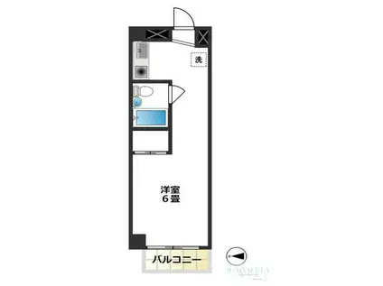 メゾン長沼(1K/1階)の間取り写真