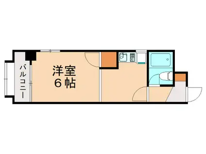 第12共立ビル(1K/5階)の間取り写真