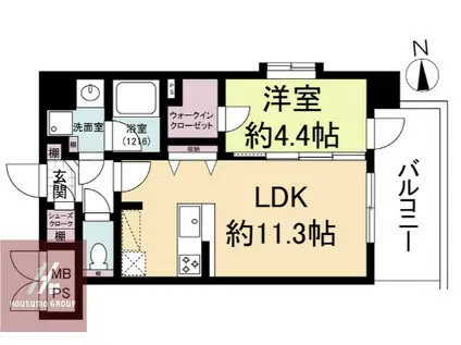 TOP COURT都島(2LDK/8階)の間取り写真