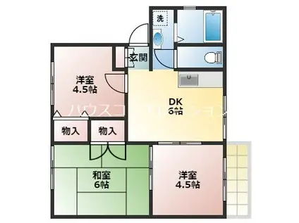 エクセルフォー(3DK/2階)の間取り写真