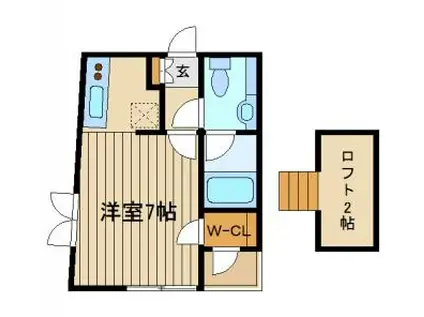 FONTE SALA AMPIO(ワンルーム/3階)の間取り写真