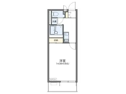 レオネクスト和光(1K/3階)の間取り写真