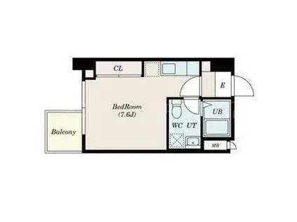 プライマル札幌北18条(ワンルーム/5階)の間取り写真