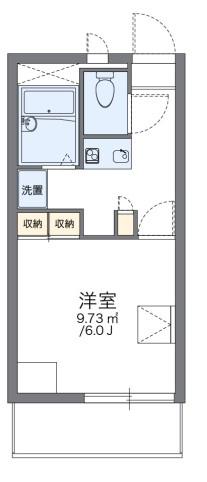 レオパレス灘北(1K/2階)の間取り写真