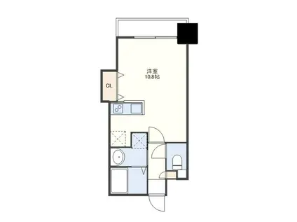 エムエー佐世保マンション(ワンルーム/7階)の間取り写真