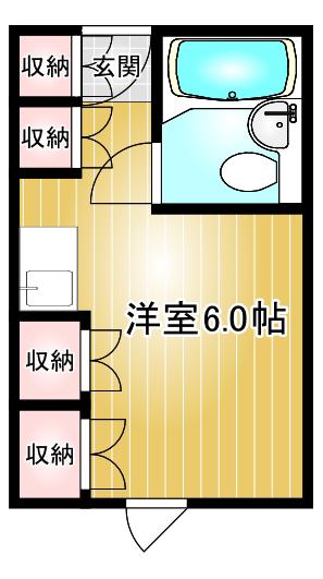 東カン名古屋キャステール(ワンルーム/9階)の間取り写真