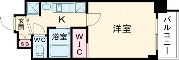 CITA VISTA神戸下山手通(1K/10階)の間取り写真