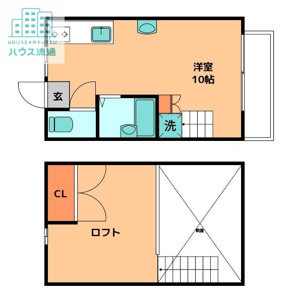 フォーレスト諏訪III号館(ワンルーム/1階)の間取り写真