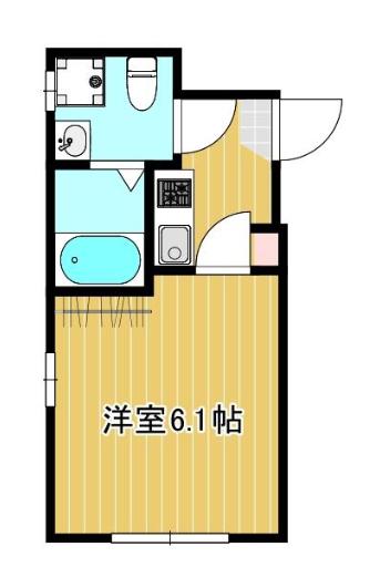 CASA DEL SOLE(1K/1階)の間取り写真
