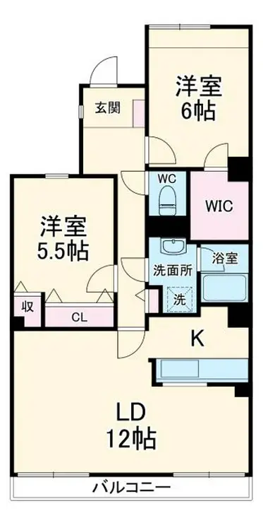 セレーノ大宮E棟 1階階 間取り