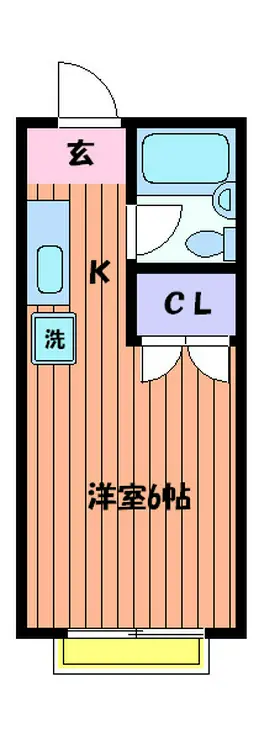 セントラルコーポN館 1階階 間取り
