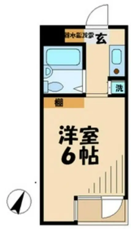 ベルエポック松木 2階階 間取り