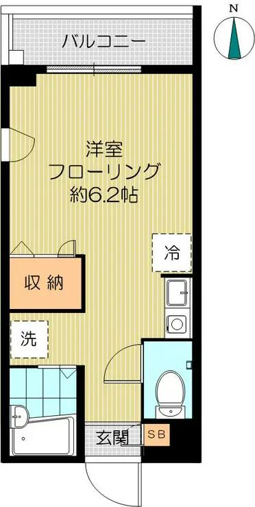 ベルクホーフ早稲田 2階階 間取り
