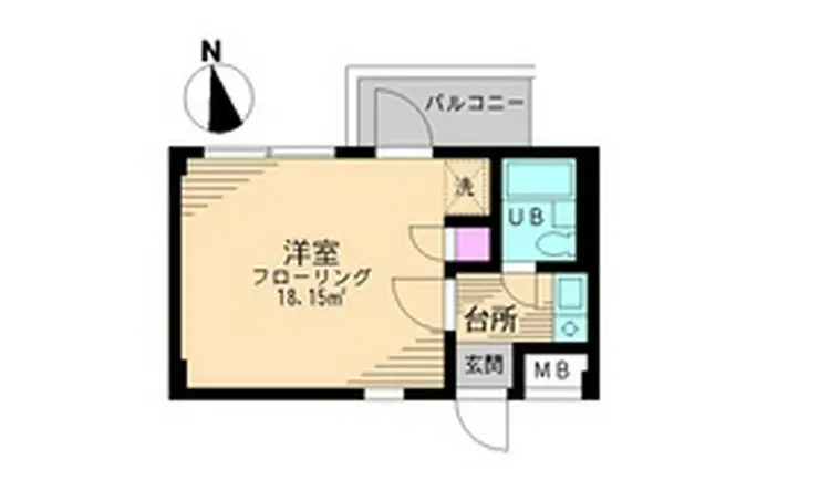 中目黒五番館 2階階 間取り