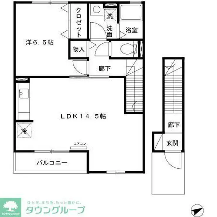 ビバーチェ 2階階 間取り