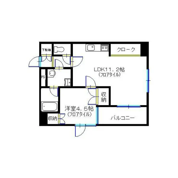 RARAフジサワ 4階階 間取り