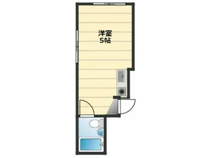 アネックス羽衣(ワンルーム/2階)の間取り写真