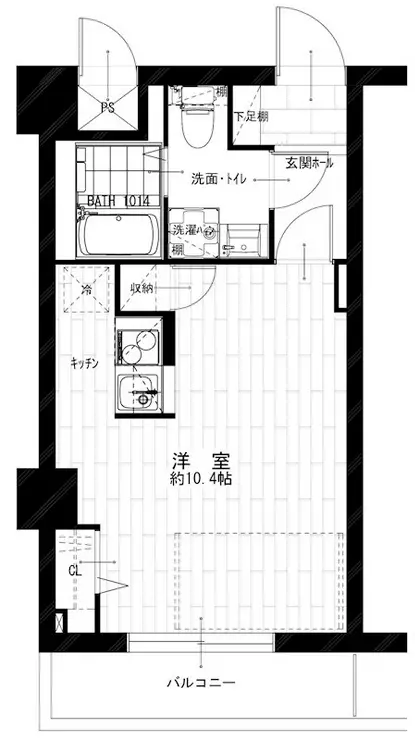 ライオンズプラザ南太田 5階階 間取り
