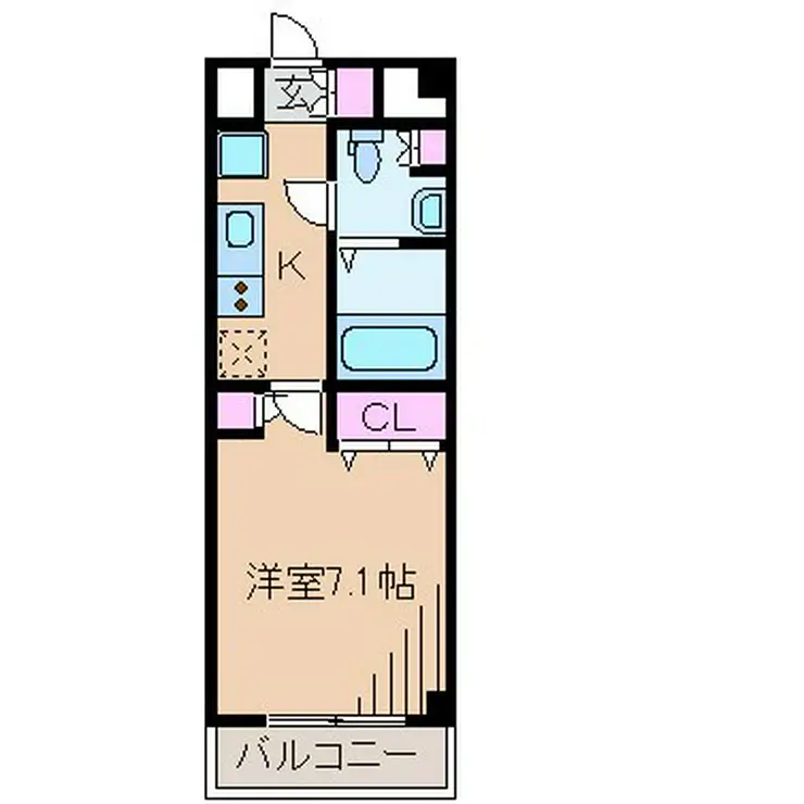 グレイスコート大倉山 2階階 間取り