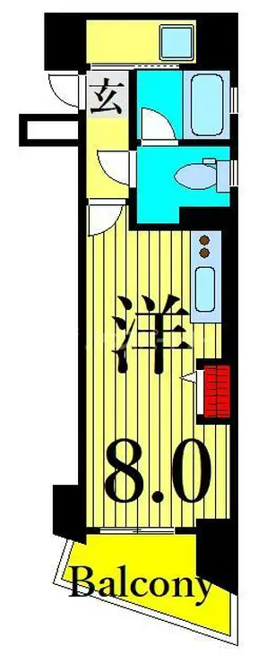 ARTESSIMOLINKCROSS 12階階 間取り