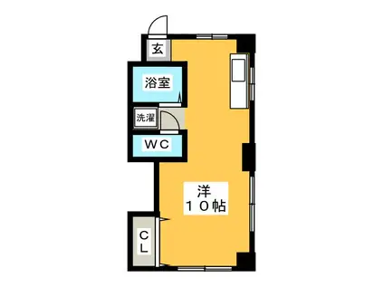 ITO BUIL(ワンルーム/1階)の間取り写真