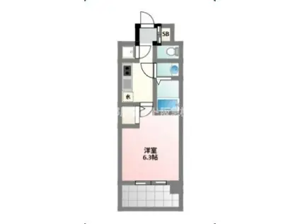 セレニテ梅田北アリエ壱番館(1K/5階)の間取り写真