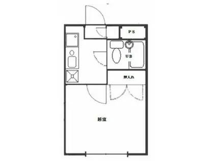 プラザ・ドゥ・マグナス(1K/3階)の間取り写真
