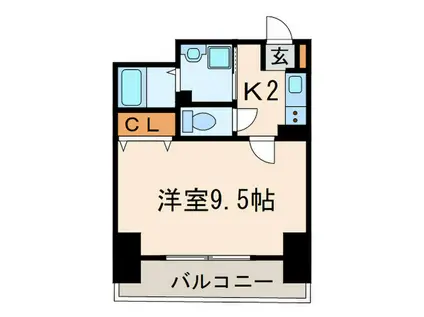 NOAH´S ARK(1K/11階)の間取り写真