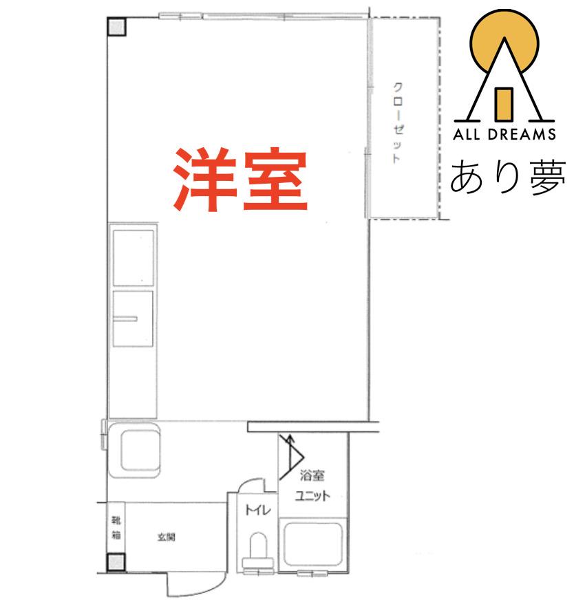 伊勢守ビル(ワンルーム/4階)の間取り写真