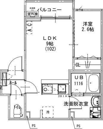 KEIAI RESIDENCE 豊四季II(1LDK/3階)の間取り写真