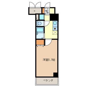 タック高砂(1K/4階)の間取り写真