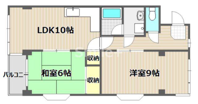 プルミエール田中(2LDK/2階)の間取り写真