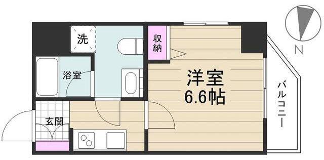AZEST立石R(1K/8階)の間取り写真