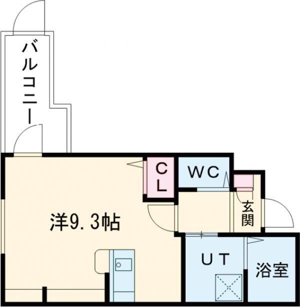 西湊町エヌエム・セント(ワンルーム/3階)の間取り写真