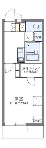 レオパレスルーチェ4(1K/2階)の間取り写真