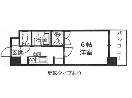 橘マンション(1K/1階)の間取り写真
