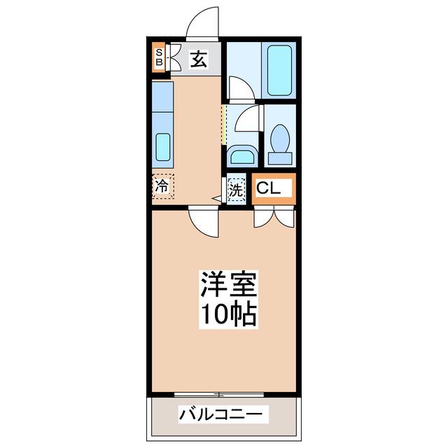 グリーンヒル葉山一番館(1K/2階)の間取り写真