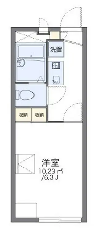 レオパレス英 1階階 間取り