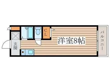 メゾン内方(ワンルーム/2階)の間取り写真